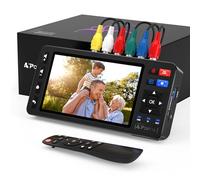Portta VD22P VHS to Digital Converter with 5" HD Screen, Video Capture Recorder Convert to MP4 Compatible with VHS, VCR, DVR, DVD, Hi8, Mini DV, Gaming Console (VCR/VHS/DVD Player/Camcorder Required)