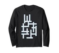 Portugal Cities Crossword Azulejo Blue Tiles Souvenir Long Sleeve T-Shirt