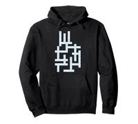 Portugal Cities Crossword Azulejo Blue Tiles Souvenir Pullover Hoodie