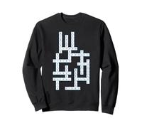 Portugal Cities Crossword Azulejo Blue Tiles Souvenir Sweatshirt