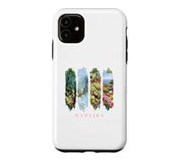 Portugal Cliffs, Laurel Forest and Flowers Vacation Madeira Case for iPhone 11