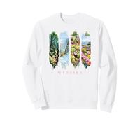 Portugal Cliffs, Laurel Forest and Flowers Vacation Madeira Sweatshirt