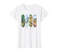 Portugal Cliffs, Laurel Forest and Flowers Vacation Madeira T-Shirt