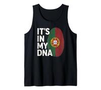 Portugal DNA Heritage Portuguese Roots Fingerprint Design Tank Top