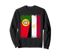 Portugal Egypt Half Flag Portuguese Egyptian Heritage Sweatshirt