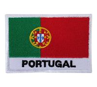 Portugal Flag Embroidered Iron/Sew On Patch Football T Shirt Embroidery Badge
