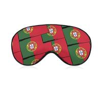Portugal Flag Or Banner Eye Mask Sleep Masks Soft Blackout Eye Cover for Women Men