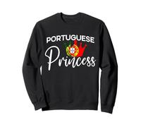Portugal Flag Portuguese Princess Nationality Heritage Tuga Sweatshirt