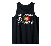 Portugal Flag Portuguese Princess Nationality Heritage Tuga Tank Top