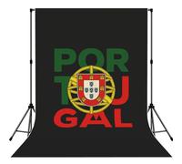 Portugal Flag Print Portable Photo Backdrop 5x7ft Background Drop For Photo Photoshoot Backdrop For Content Creator