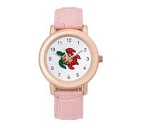 Portugal Flag Sea Turtle Womens Elegant Watch Analogue Quartz Watch Leather Band Wristwatch