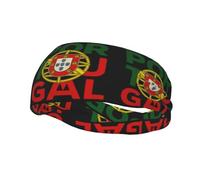 Portugal Flag Unisex Head band - Dry Head Tie - Sports Sweatband - Ideal for Running, Football, Tennis