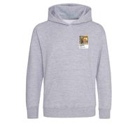 Portugal Football Cool Bunny Frame Kids Hoodie - Gray / 5-6 years