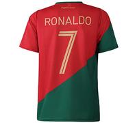 Portugal Football Jersey Home - Children and Adults - Boys - Men - Football Jersey - Football Gifts - Sports T-Shirt - Sportswear, red, 128