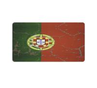 Portugal Glorious Flag Rectangular Non-Slip Mouse Pads Rubber Base Desk Mat for Home Office 40X75cm