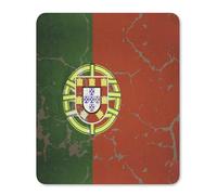 Portugal Glorious Flag Rectangular Non-Slip Mouse Pads Rubber Base Mouse Mat for Desktop Home Office 25 * 30cm