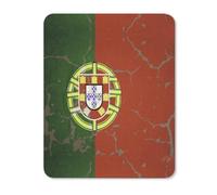 Portugal Glorious Flag Rectangular Non-Slip Mouse Pads Rubber Base Mouse Mat for Desktop Home Office 20 * 25cm