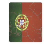 Portugal Glorious Flag Rectangular Non-Slip Mouse Pads Rubber Base Mouse Mat for Desktop Home Office 18 * 22cm