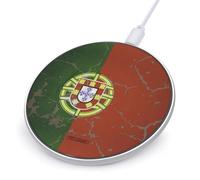 Portugal Glorious Flag Wireless Charger with USB Cable Portable Wireless Charging Pad Compatible with iPhone Galaxy Series