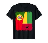 Portugal Guinea-Bissau Flag Guineese Portugese Friendship T-Shirt