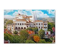 Portugal Jigsaw Puzzle 200 Piece Portugal Sintra Palace Puzzle Game Artwork Travel Souvenir 35x25CM