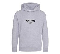 Portugal Kids Hoodie - Gray / 9-11 years