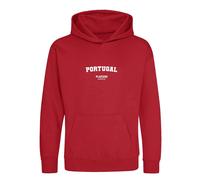 Portugal Kids Hoodie - Red / 14-15 years