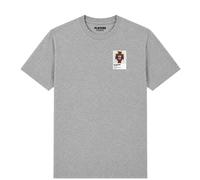 Portugal Logo Graffiti Frame Men's T-Shirt - Gray / L