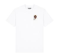 Portugal Logo Graffiti Frame Men's T-Shirt - White / L
