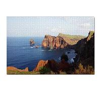 Portugal Madeira Funchal Puzzle 1000 Teile Spielkunstwerk Reisesouvenir Papierartig 38x52cm