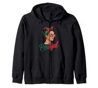 Portugal Messy Bun Girl Pride Portuguese Roots Zip Hoodie