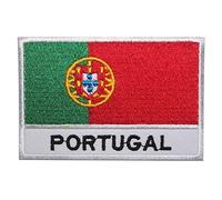 Portugal National Country Flag Patch Iron On Patch Sew On Embroidery Badge Country Patch