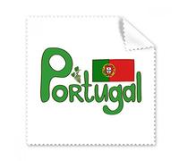 Portugal National Flag Green Pattern Glasses Cloth Cleaning Cloth Phone Screen Cleaner 5pcs Gift