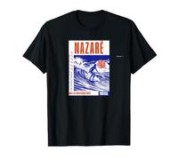 Portugal Nazaré Praia do Norte Surfing Holiday Value Graphic T-Shirt