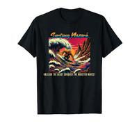 Portugal Nazaré Praia do Norte Surfing Holiday Value Graphic T-Shirt