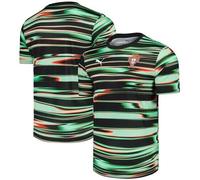 Pre Match Jersey Men's Black Portugal 2025-2026 Sports Tee Soccer Top T-Shirt