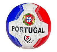 Portugal Soccer Ball 7 - Football for Youth & Adults - Ideal for Practice, Training & Grass - Beautiful Souvenir for Football & CR7 Fans from Portugal (Red)
