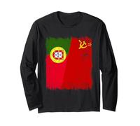 Portugal Soviet Union Flag Portuguese CCCP Heritage Long Sleeve T-Shirt
