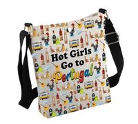 Portugal Travel Gift Hot Girls Go to Portugal Crossbody Bag Portugal Lover Gift Portugal Souvenir Gift for Her, Portugal Bag