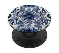 Portuguese Blue and White Tiles PopSockets Adhesive PopGrip