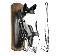 Portuguese bridle for riding with breastplate and crupper JM
