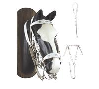 Portuguese bridle for riding with breastplate and crupper JM