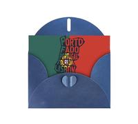 Portuguese cities Greeting Card With Envelope, Birthday Card, Christmas Card, Invitation Card, 3 Colors