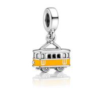 Portuguese City Tram Charm for Pandora Bracelet - 'Lisbon Portugal'