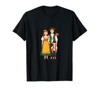 Portuguese Family Traditional Folk Costume Flag Gift T-Shirt