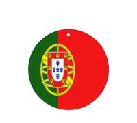 Portuguese flag 4 Pcs Car Air Freshener Cards, Hanging Disposable Card Fresheners for Vehicles, Lavender Scented