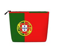 Portuguese Flag A Versatile Travel Makeup Bag, Ideal for Daily Routines and Business Journeys