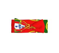 Portuguese flag Adorable Baby Bow Headband Soft and Stretchy Infant Hair Accessory for 0-6 Months Baby Showers soft skin-friendly elastic