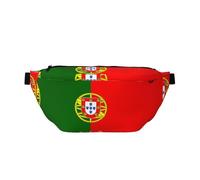 Portuguese flag Crossbody Waist Bag with Multiple Pockets, Easy To carry, Suitable for Sports, Travel and Daily Use.
