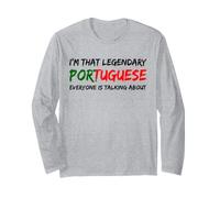 Portuguese Flag Funny Portugal Long Sleeve T-Shirt